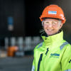Happy woman working at Stena Recycling