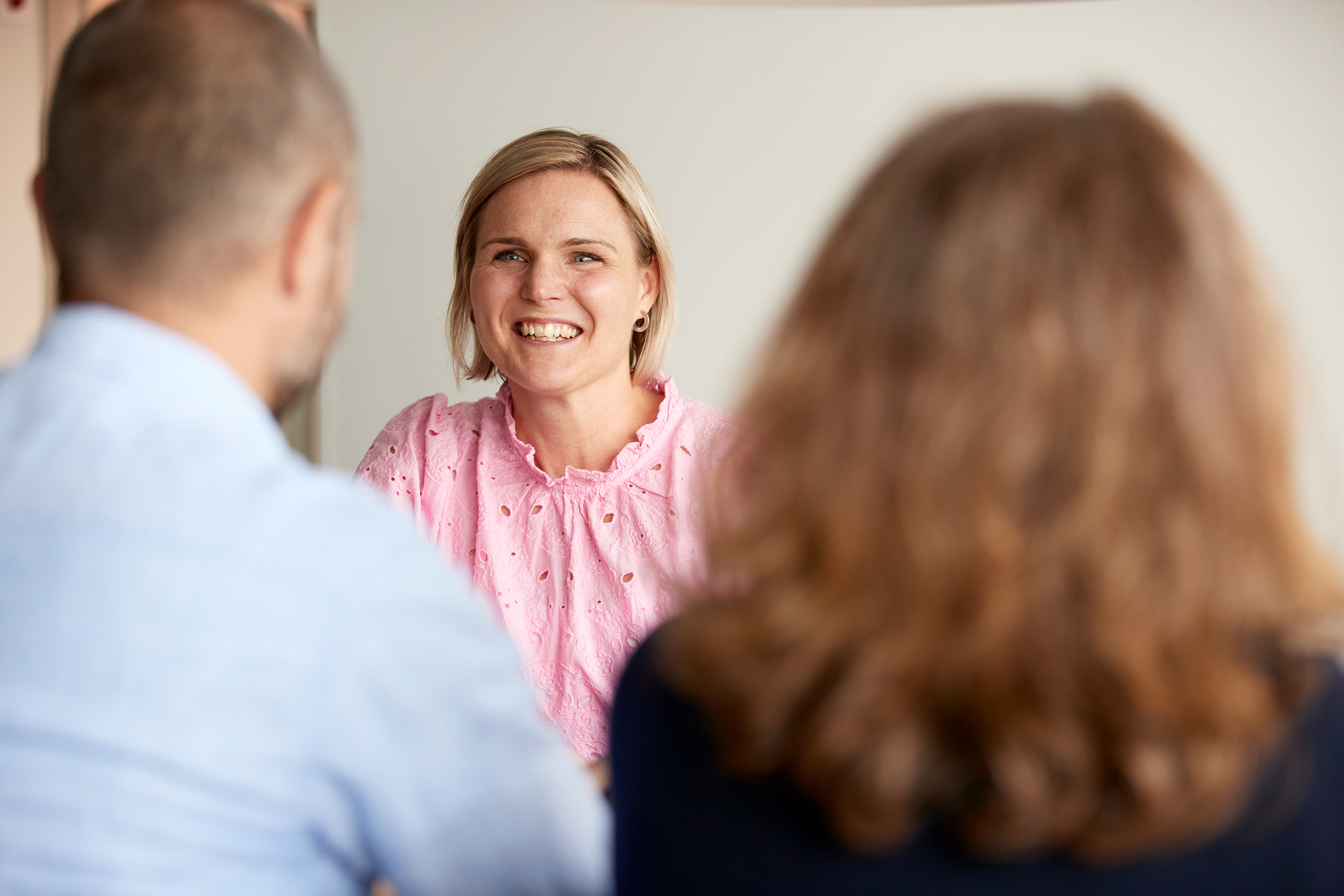 Three employees at Stena Aluminium